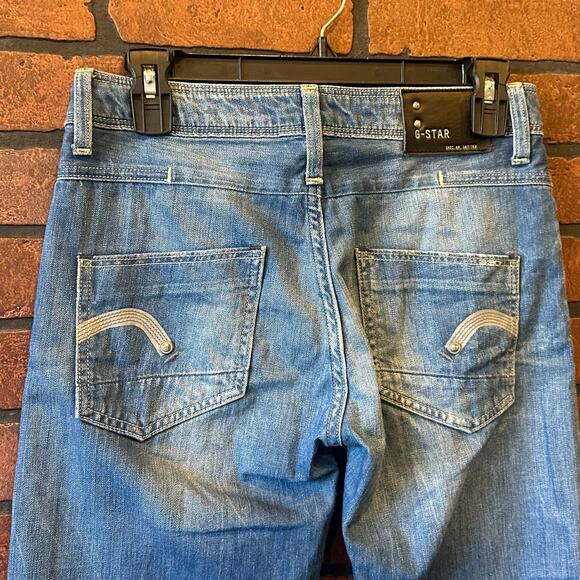 G-STAR RAW Women Reese Kate Tapered Jeans Size 24 Medium Wash - Picture 5 of 12